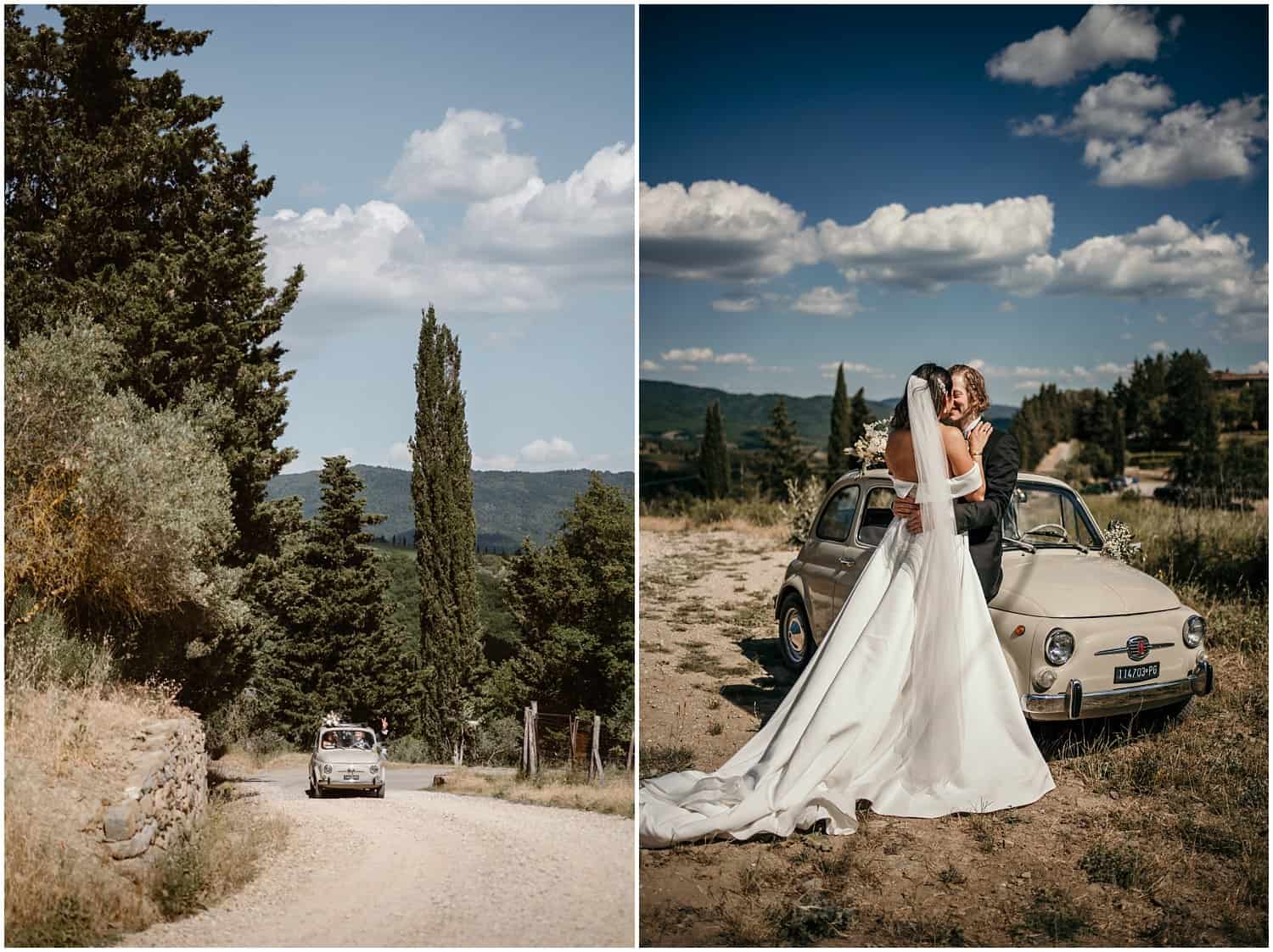 Destination wedding photo shoot in Tuscany, photos by wedding photographers Ludovica & Valerio