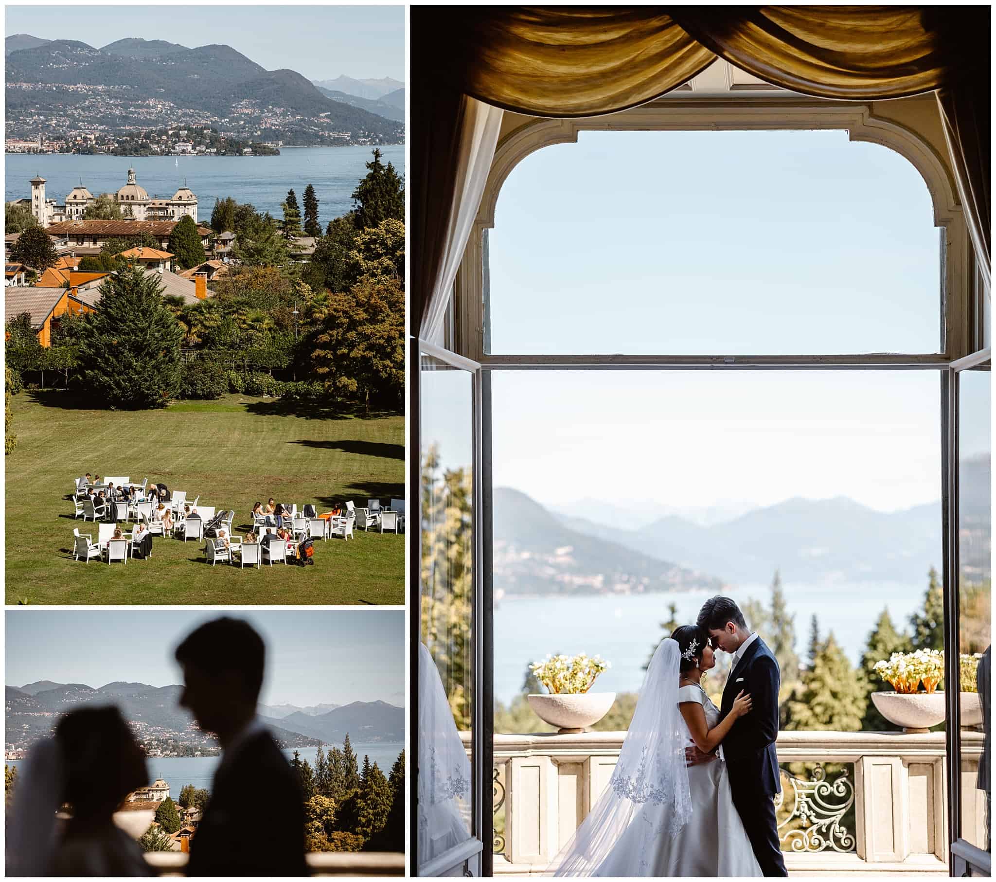 Lake Maggiore wedding at Villa Muggia, photographed by wedding photographers Ludovica & Valerio