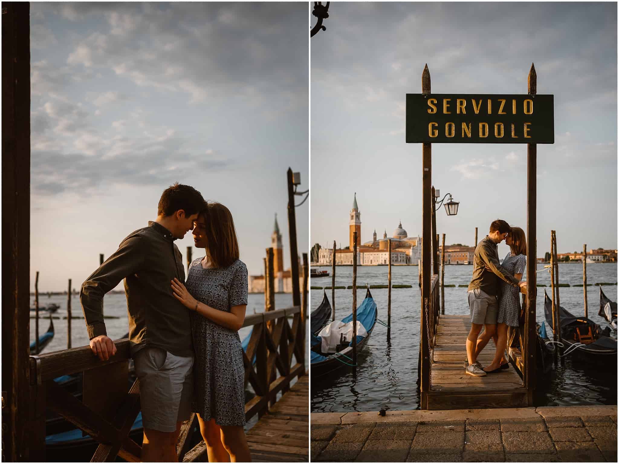 Couple photo shoot in Venice by wedding photographers Ludovica lanzafami and Valerio Elia
