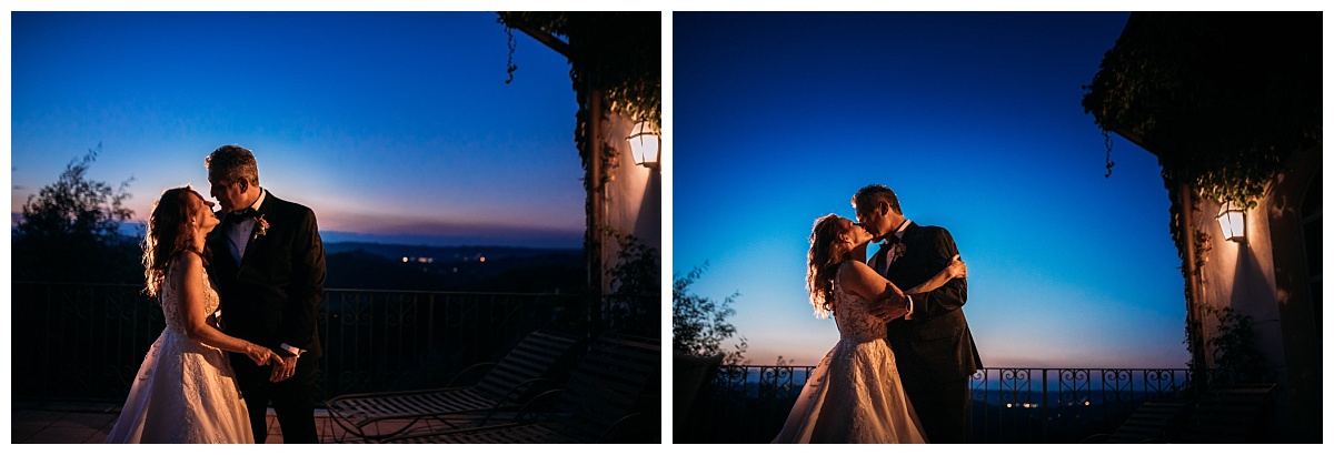 Couple loving their elopement photo shoot in Mombaruzzo, Piedmont