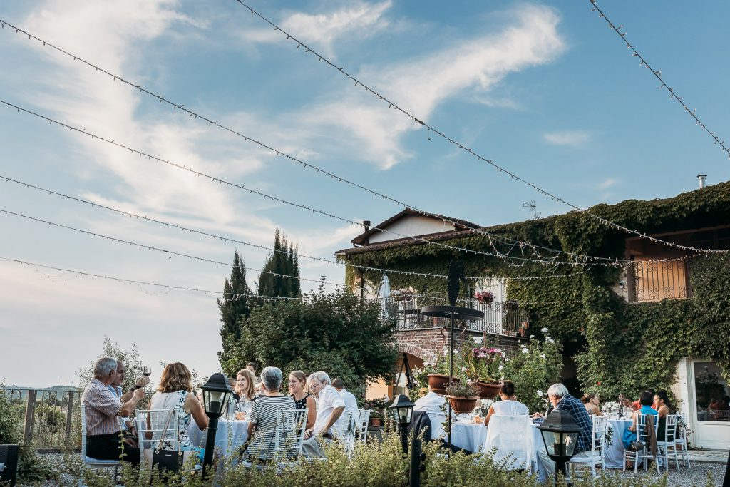 Italian wedding style in an ancient villa in the countryside of Piedmont
